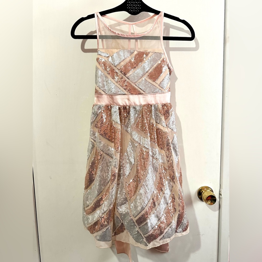 Poppies and Roses Gold Dress